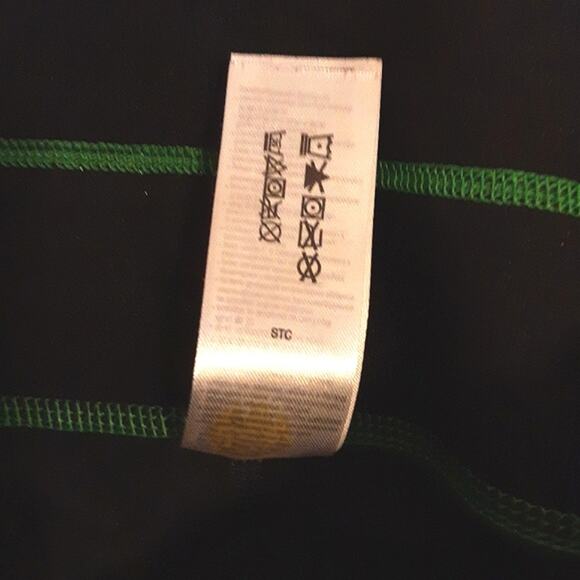 Zumba Wear Rainbow Sparkle Glitter Belted Workout Spellout Black Leggings M - Picture 8 of 13